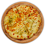 Pizza Based Garlic Bread Without Cheese 