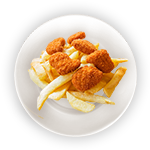 Kids 5 Pcs Chicken Nuggets With Chips & Drink 